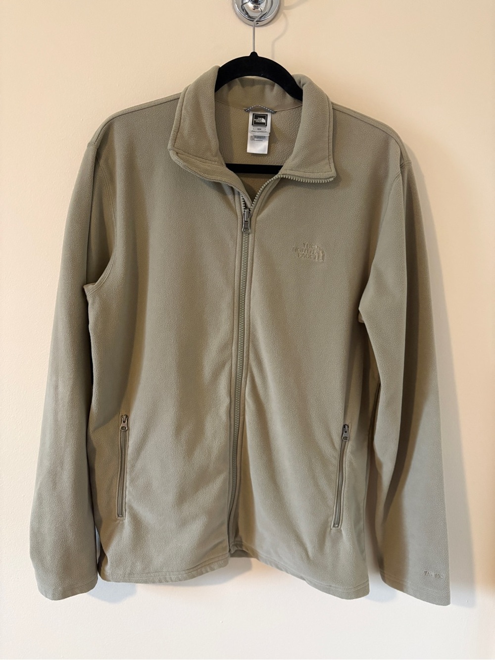 The North Face Men's Full-Zip Fleece Jacket - Olive Green